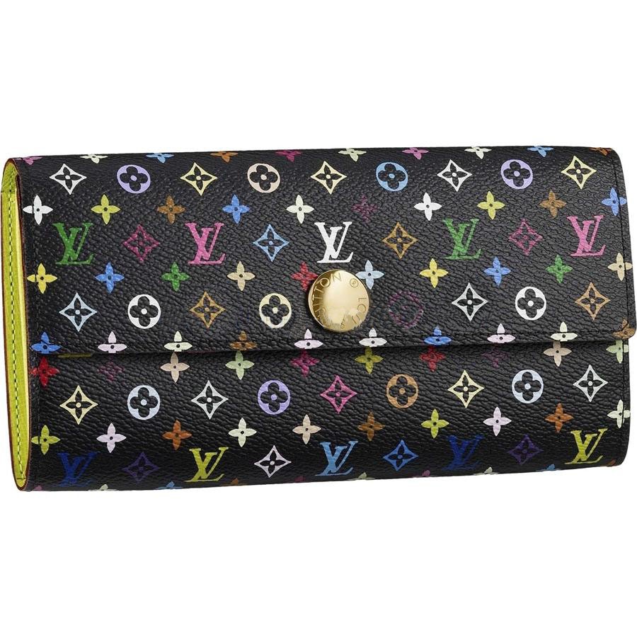 1:1 Quality Replica Louis Vuitton Sarah Wallet Monogram Multicolore M93748